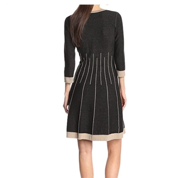 Nine West dress 3/4 sleeve fit-and-flare - Picture 3 of 12